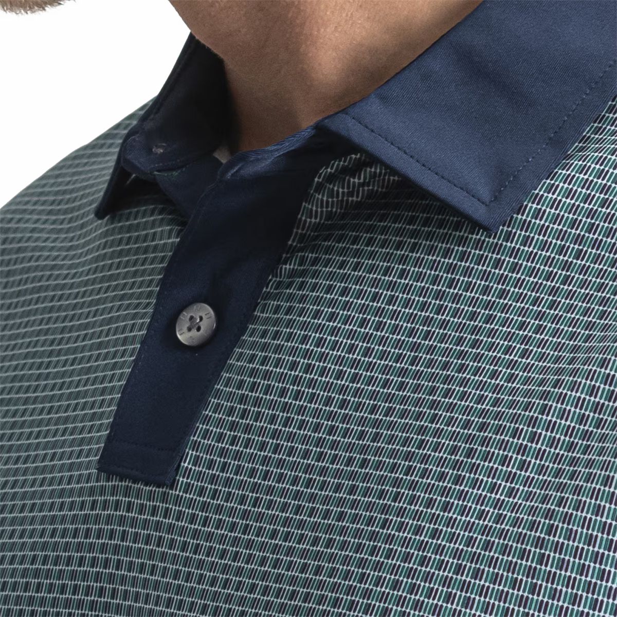 Men FootJoy Texture Check Lisle
