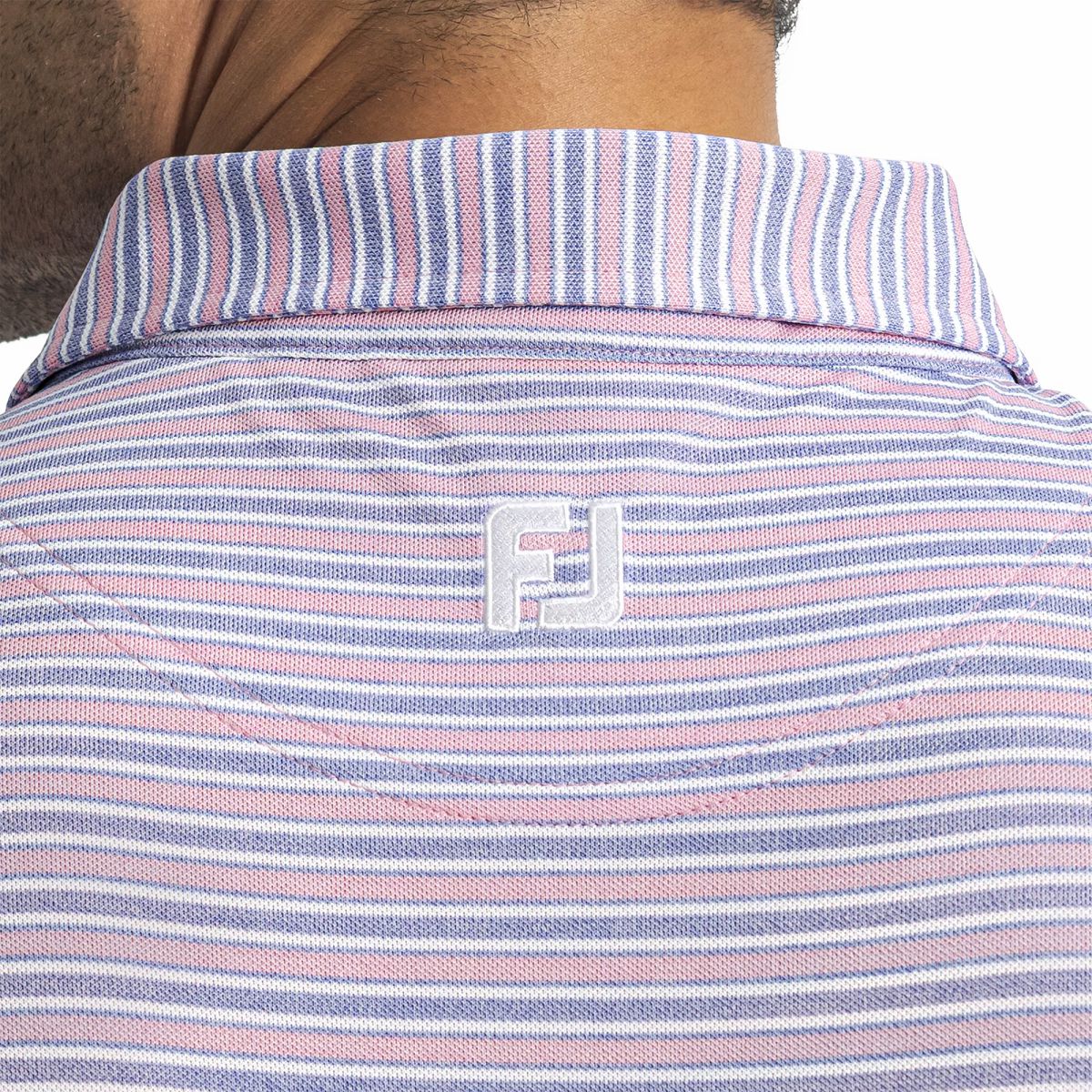 Men FootJoy Heather Stripe Pique
