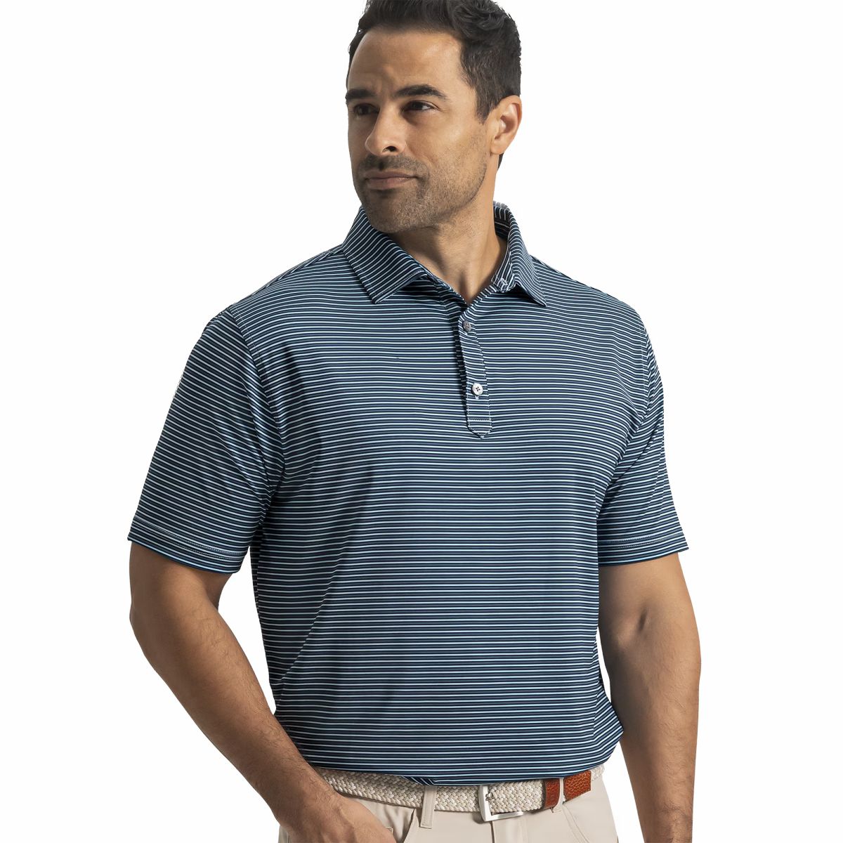 Men FootJoy Smooth Stripe Lisle