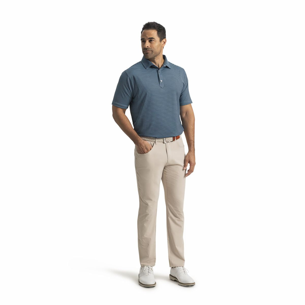 Men FootJoy Smooth Stripe Lisle