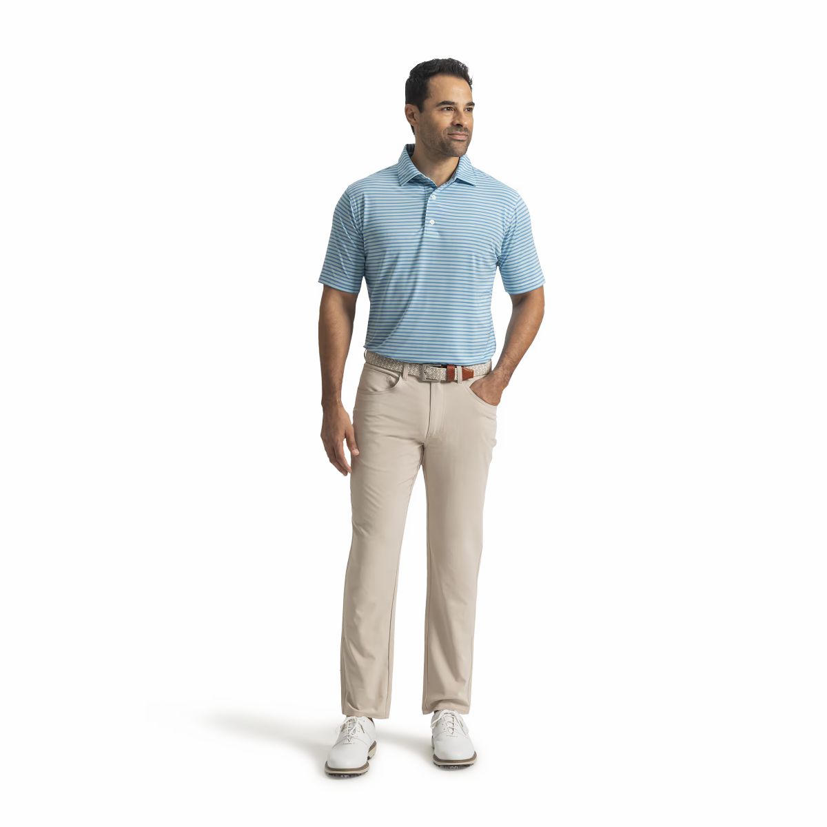Men FootJoy Horizon Stripe Lisle