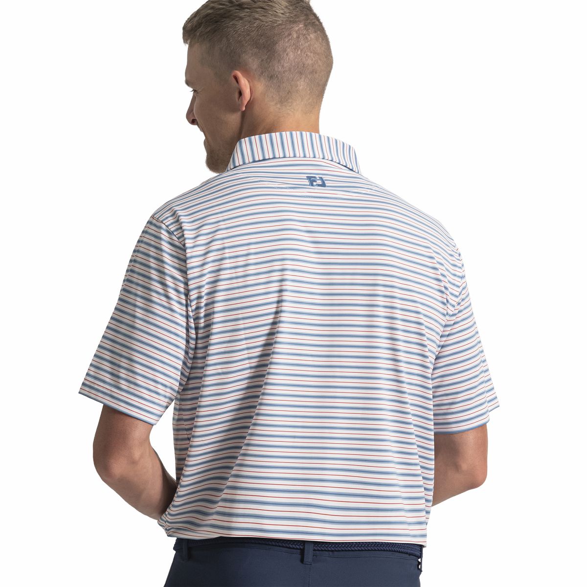 Men FootJoy Pinstripe Pop Stripe Lisle