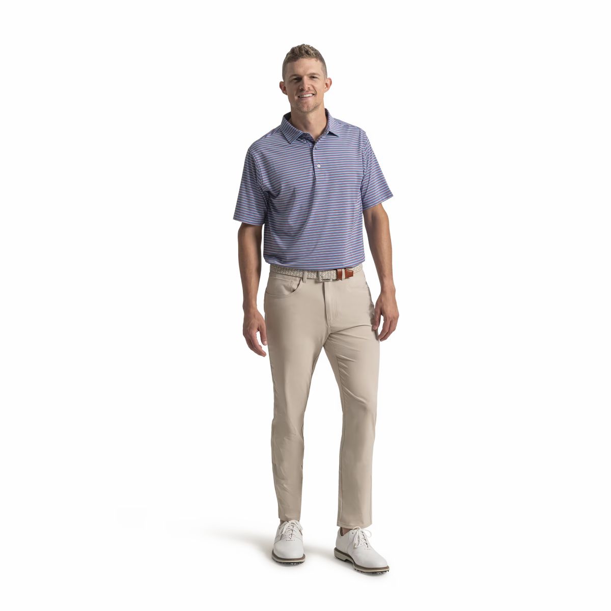 Men FootJoy Shadow Stripe Lisle