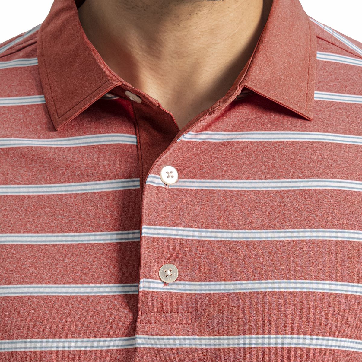 Men FootJoy Open Stripe Heather Lisle