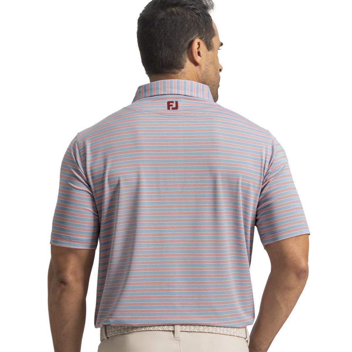 Men FootJoy Pinstripe Cluster Stripe Lisle