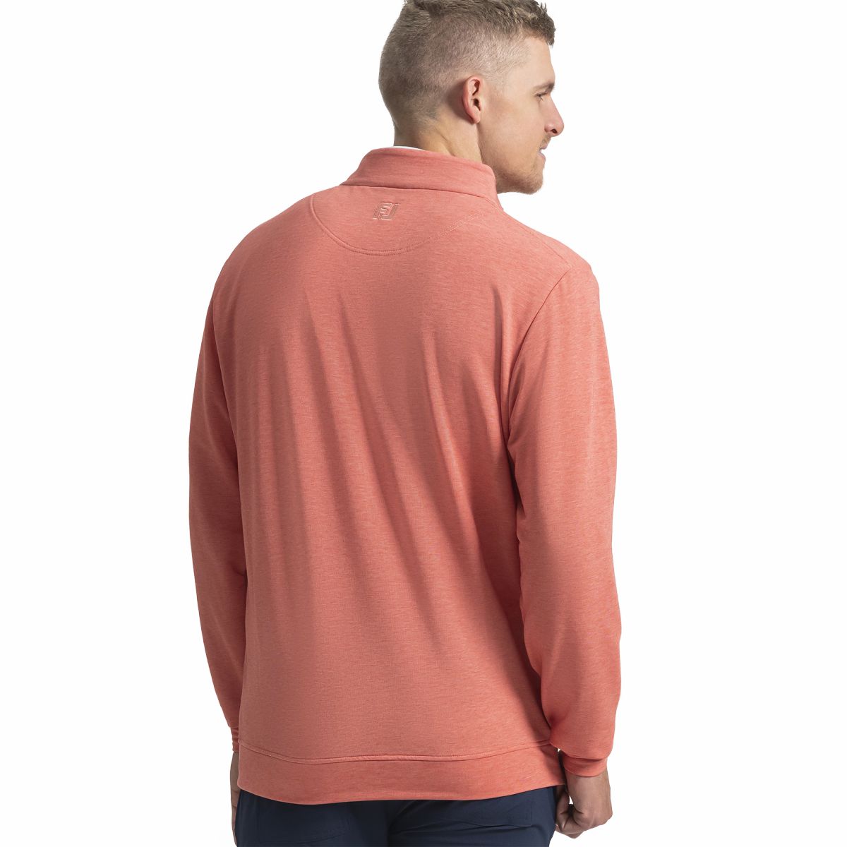 Men FootJoy Hidden Placket Mid-Layer