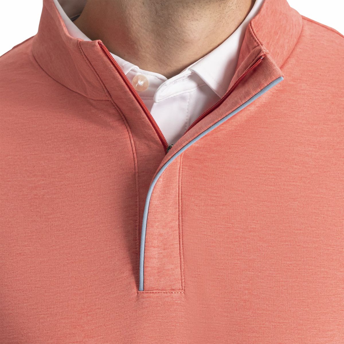 Men FootJoy Hidden Placket Mid-Layer