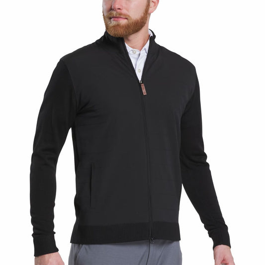 Men FootJoy Hybrid Full-Zip Sweater