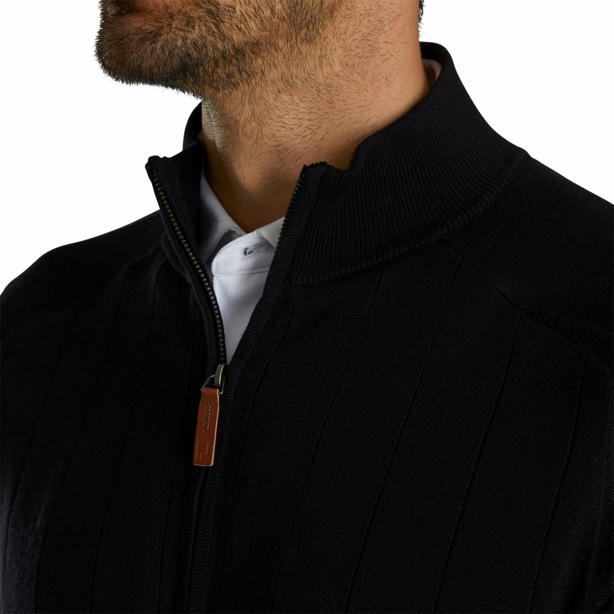 Men FootJoy Drop Needle Lined Sweater