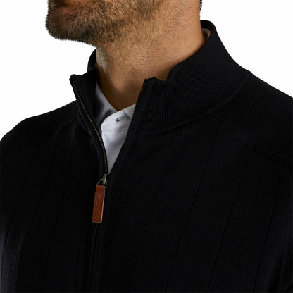 Men FootJoy Drop Needle Lined Sweater