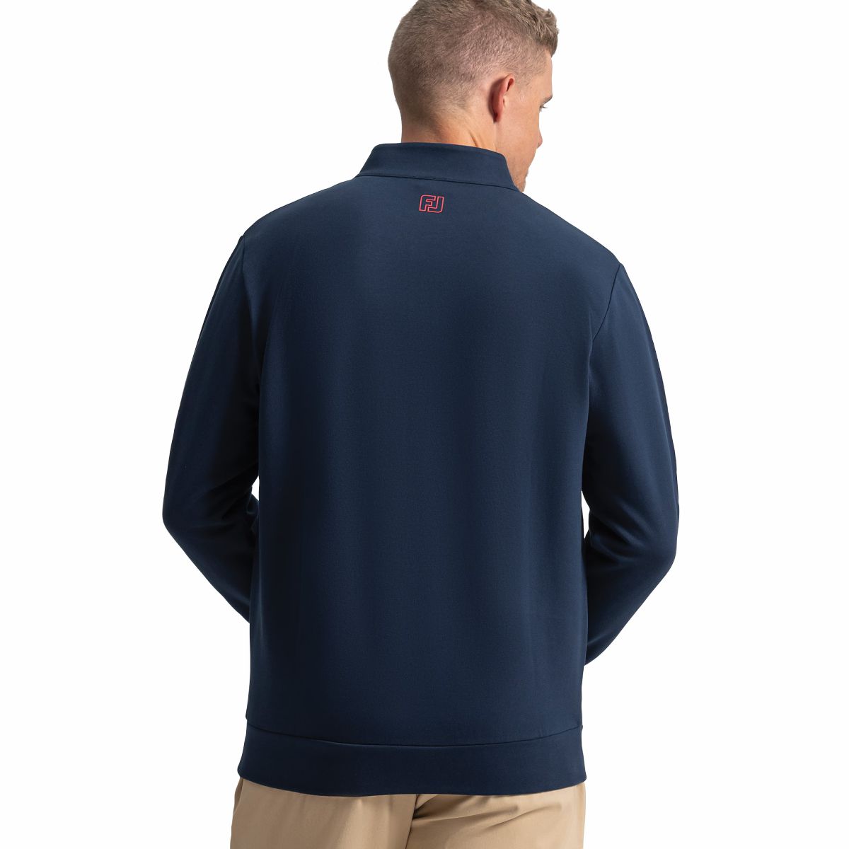 Men FootJoy Après Tee Fleece Knit Quarter-Zip