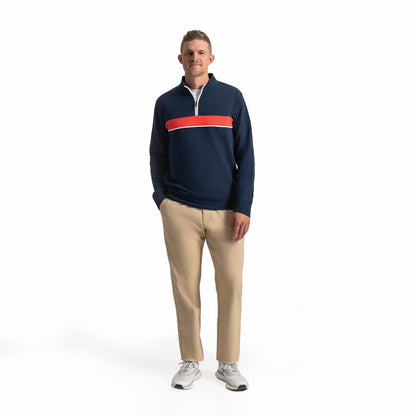Men FootJoy Après Tee Fleece Knit Quarter-Zip