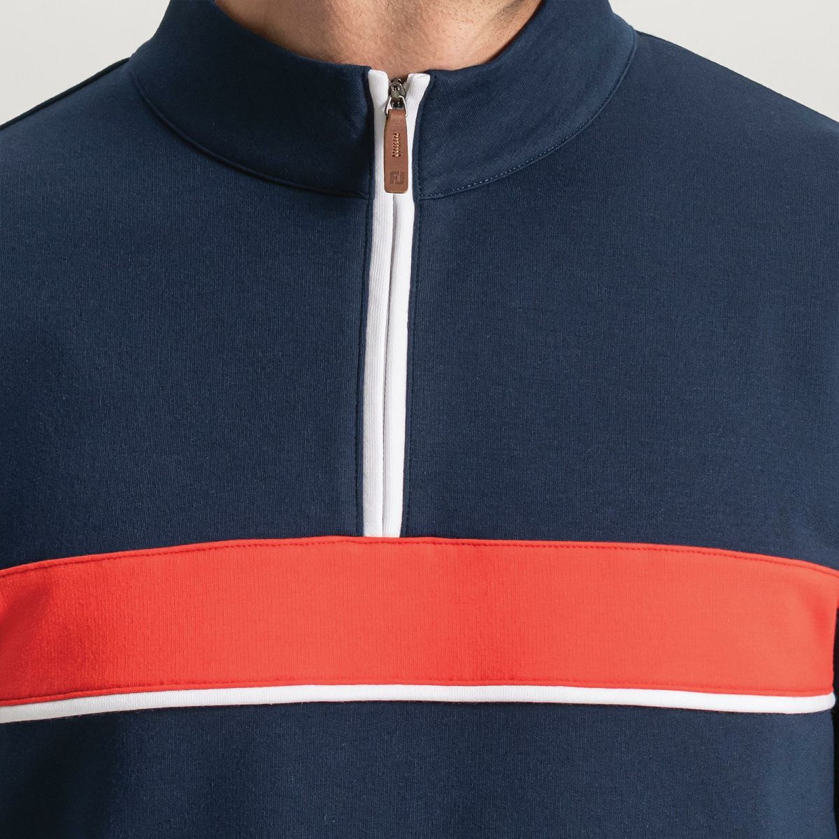 Men FootJoy Après Tee Fleece Knit Quarter-Zip