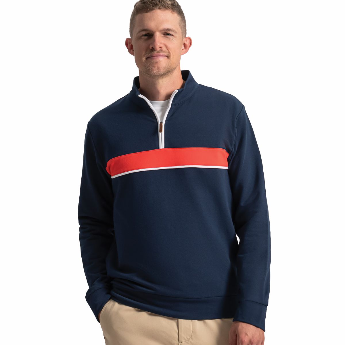 Navy / Flame / White,S