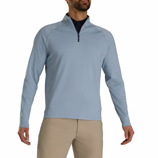 Men FootJoy ThermoSeries Heather Brushed Back Mid-Layer