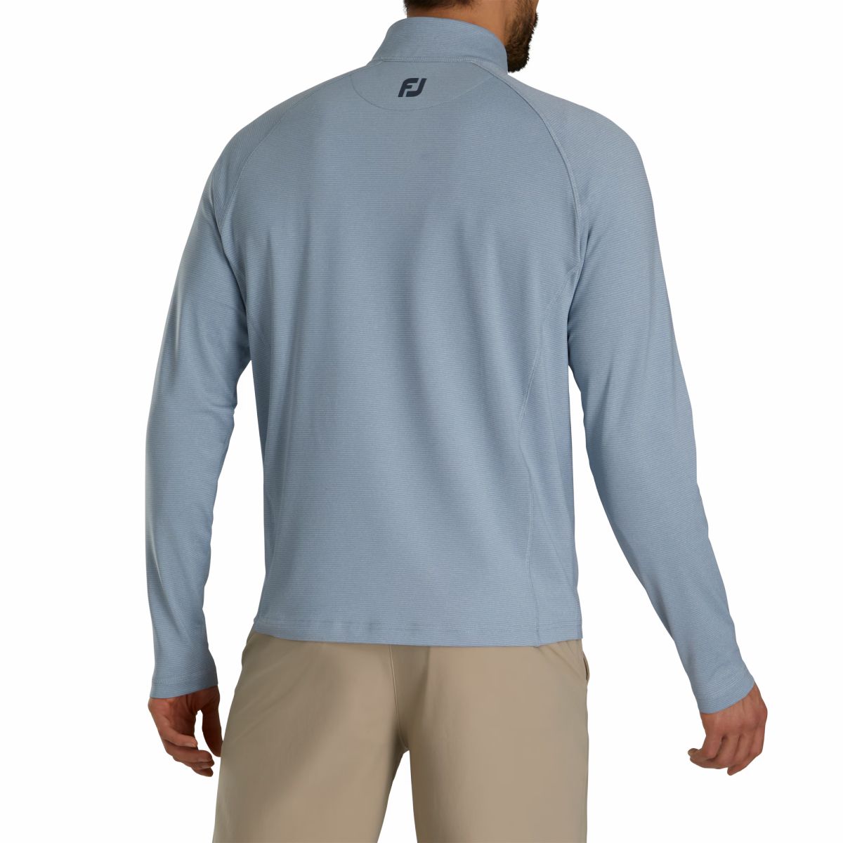 Men FootJoy ThermoSeries Heather Brushed Back Mid-Layer