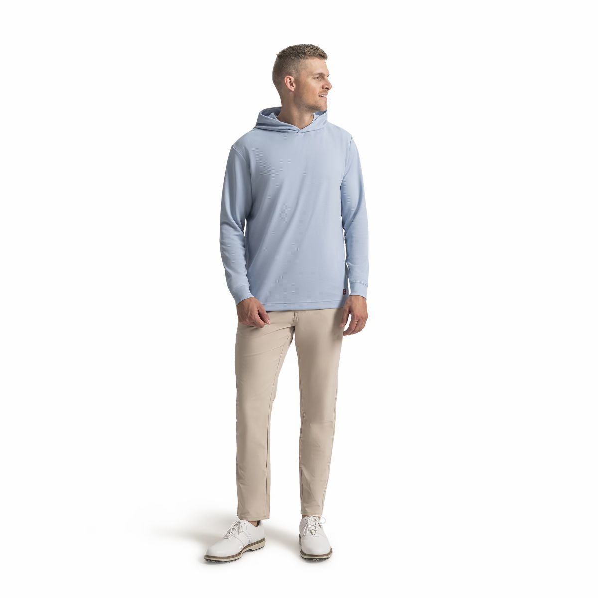 Men FootJoy Textured Jacquard Hoodie