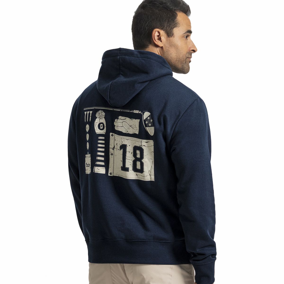 Men FootJoy Heritage Golf Motif Hoodie