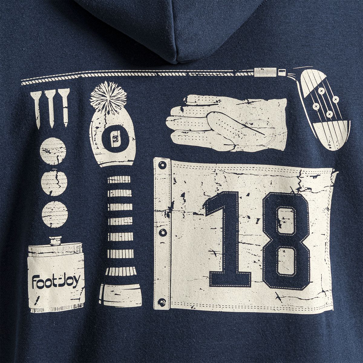 Men FootJoy Heritage Golf Motif Hoodie