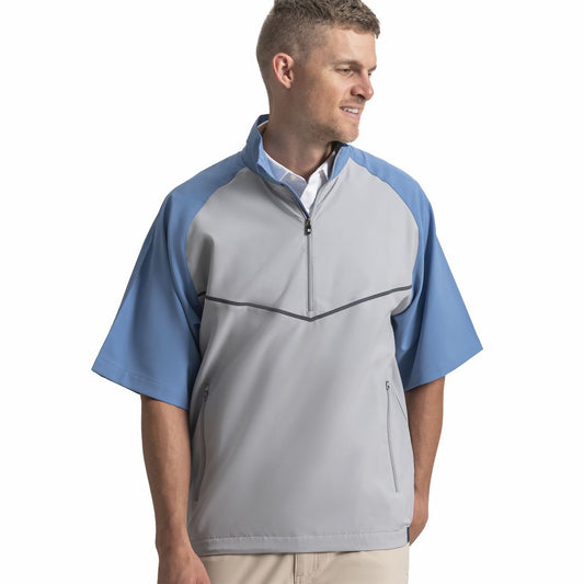 Men FootJoy Zephyr Short Sleeve Windshirt