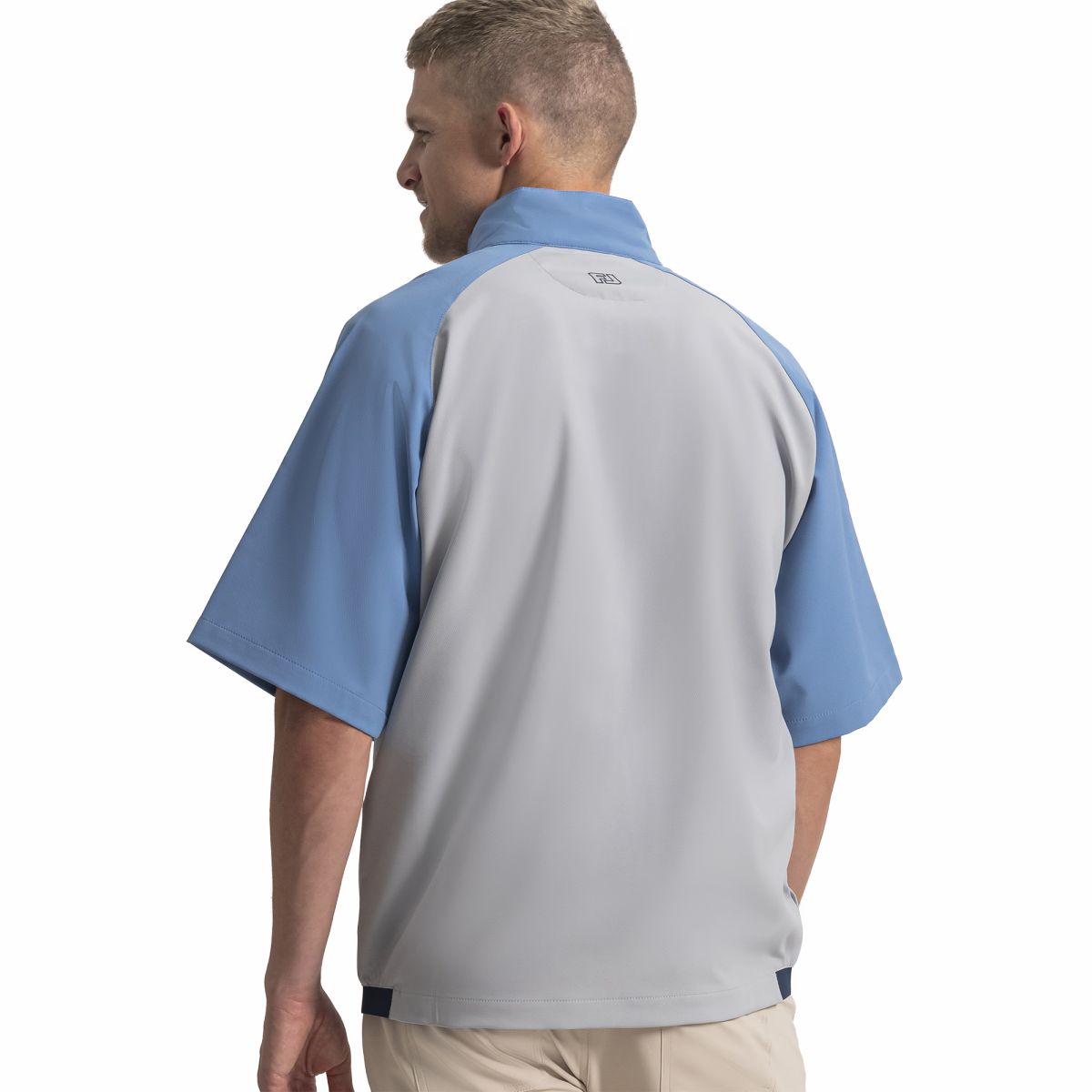 Men FootJoy Zephyr Short Sleeve Windshirt