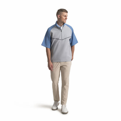 Men FootJoy Zephyr Short Sleeve Windshirt