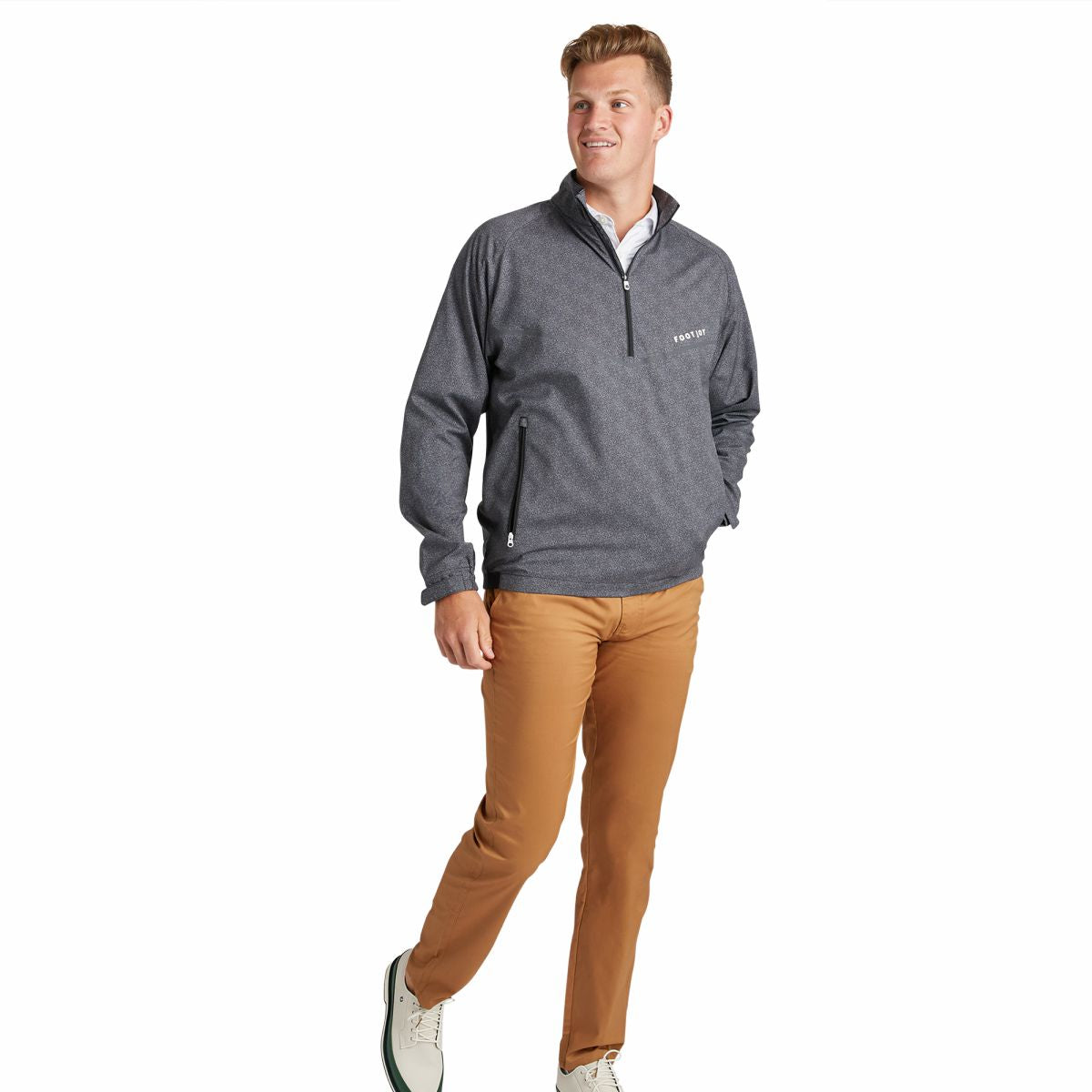 Men FootJoy Gravel Windshirt