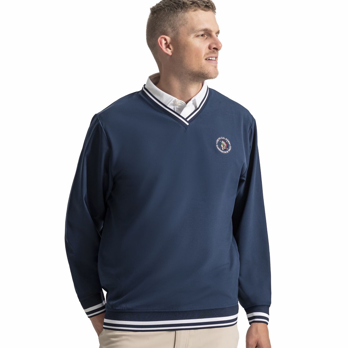 Men FootJoy 2026 U.S. Open V-Neck Windshirt