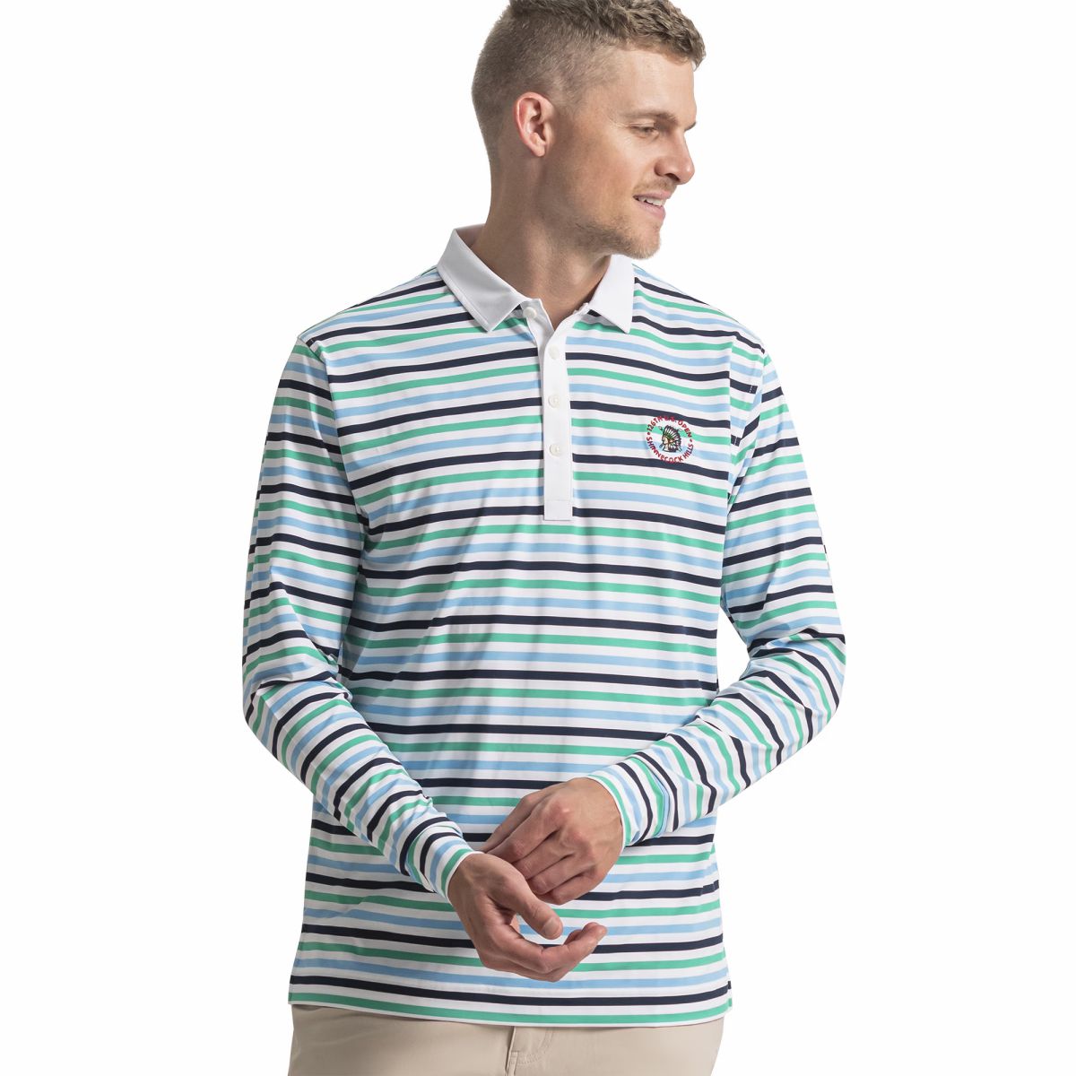 Men FootJoy 2026 U.S. Open Cabana Stripe Polo