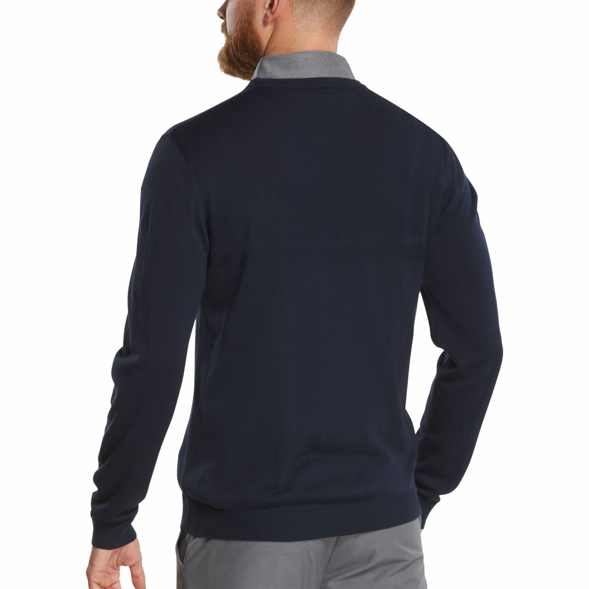 Men FootJoy Tonal Block Crewneck Sweater
