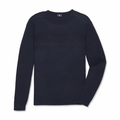 Men FootJoy Tonal Block Crewneck Sweater