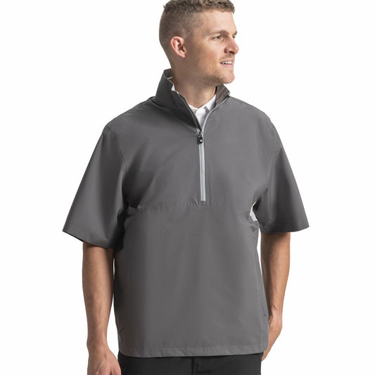 Men FootJoy HydroLite X Short Sleeve Rain Shirt