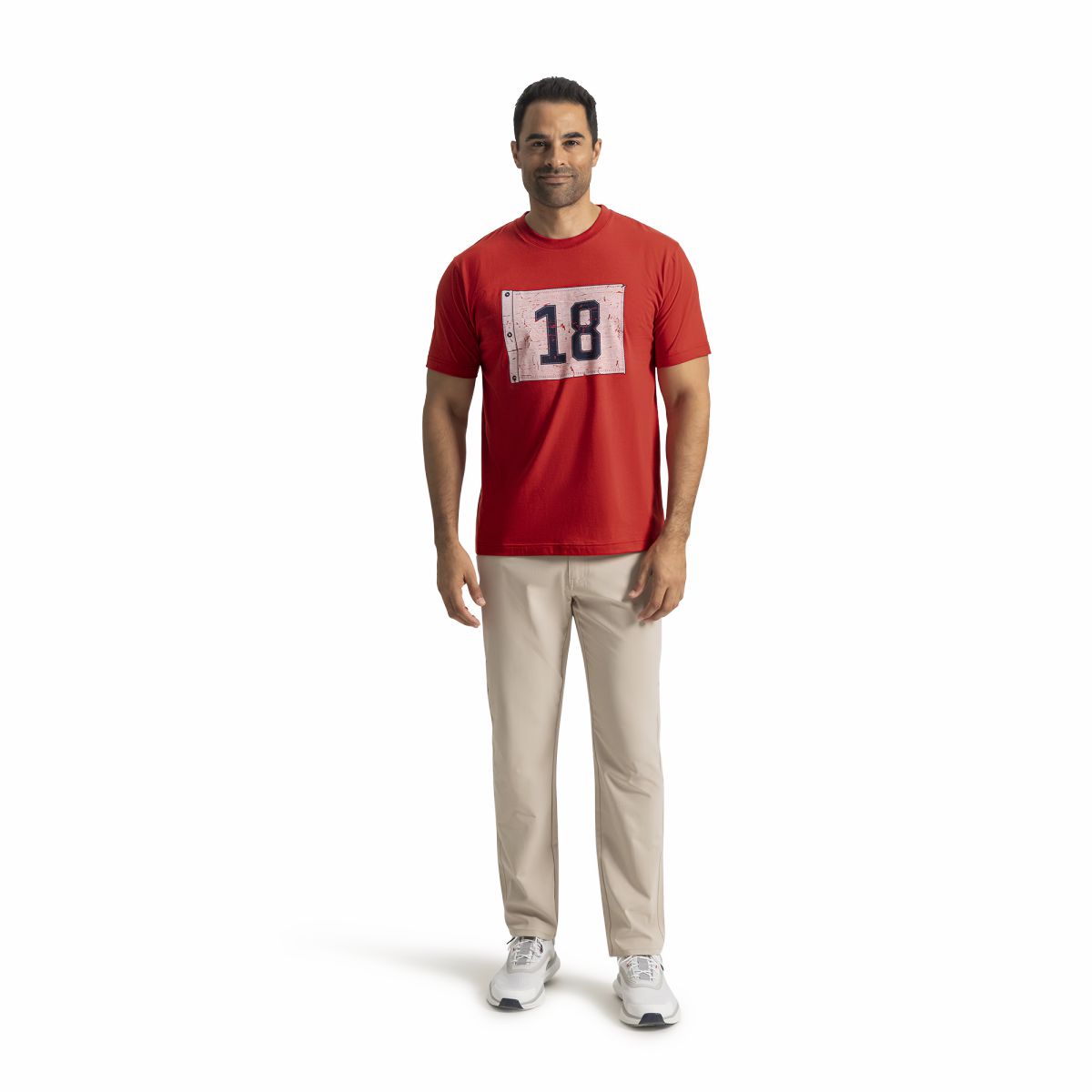 Men FootJoy 18 Flag Tee