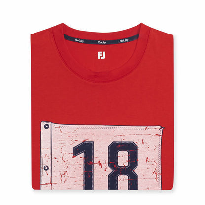 Men FootJoy 18 Flag Tee