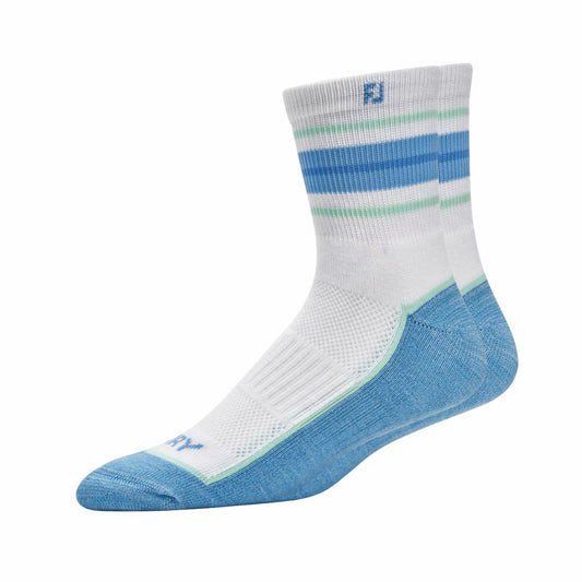 Men FootJoy ProDry Fashion Stripe Quarter