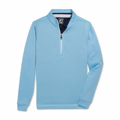 Men FootJoy Half-Zip Contrast Stitch Mid-Layer Junior