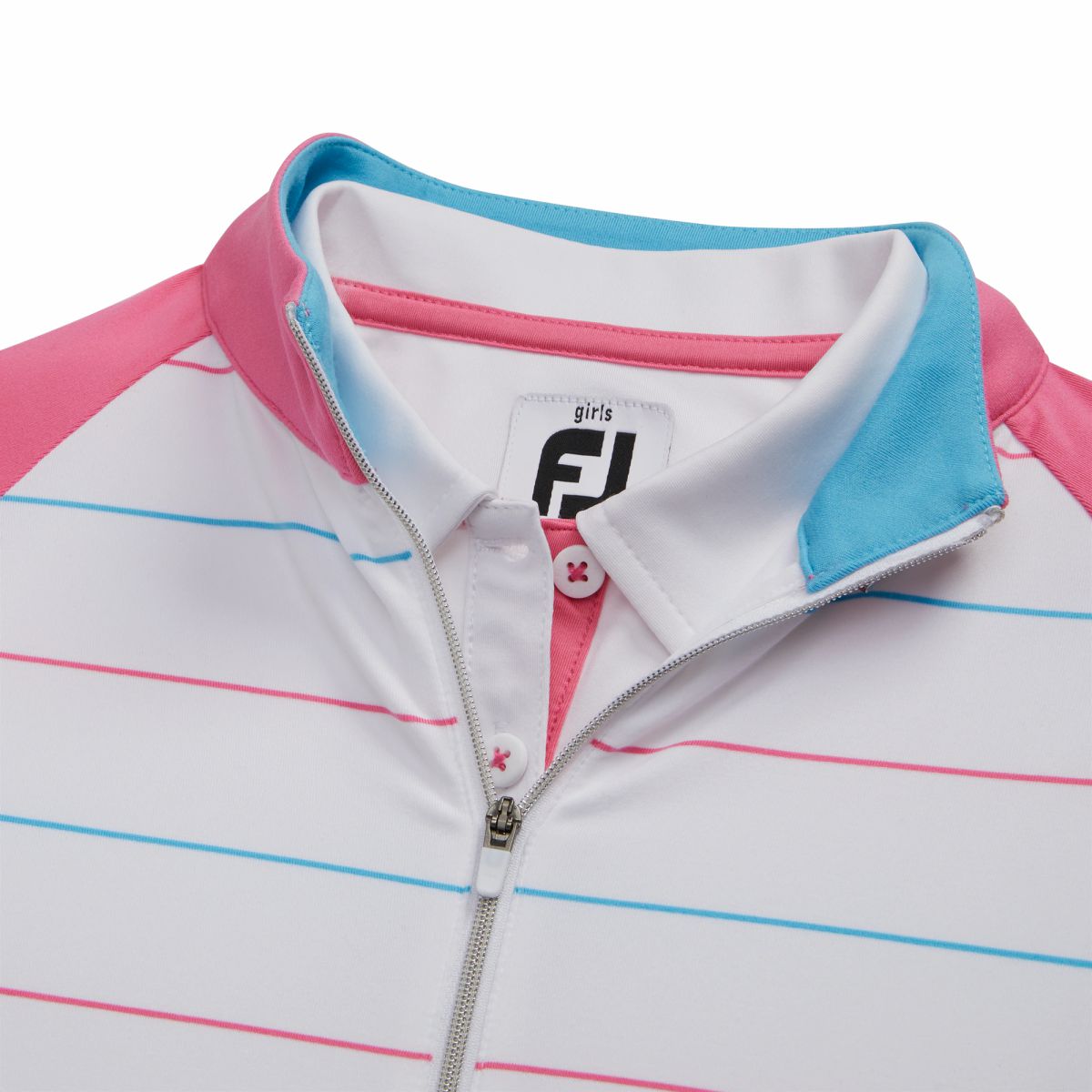Men FootJoy Full-Zip Stripe Mid-Layer Junior Girl