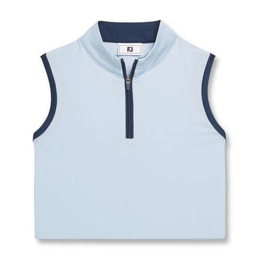 Men FootJoy Sleeveless Quarter-Zip Junior Girl