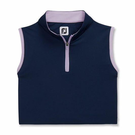Men FootJoy Sleeveless Quarter-Zip Junior Girl