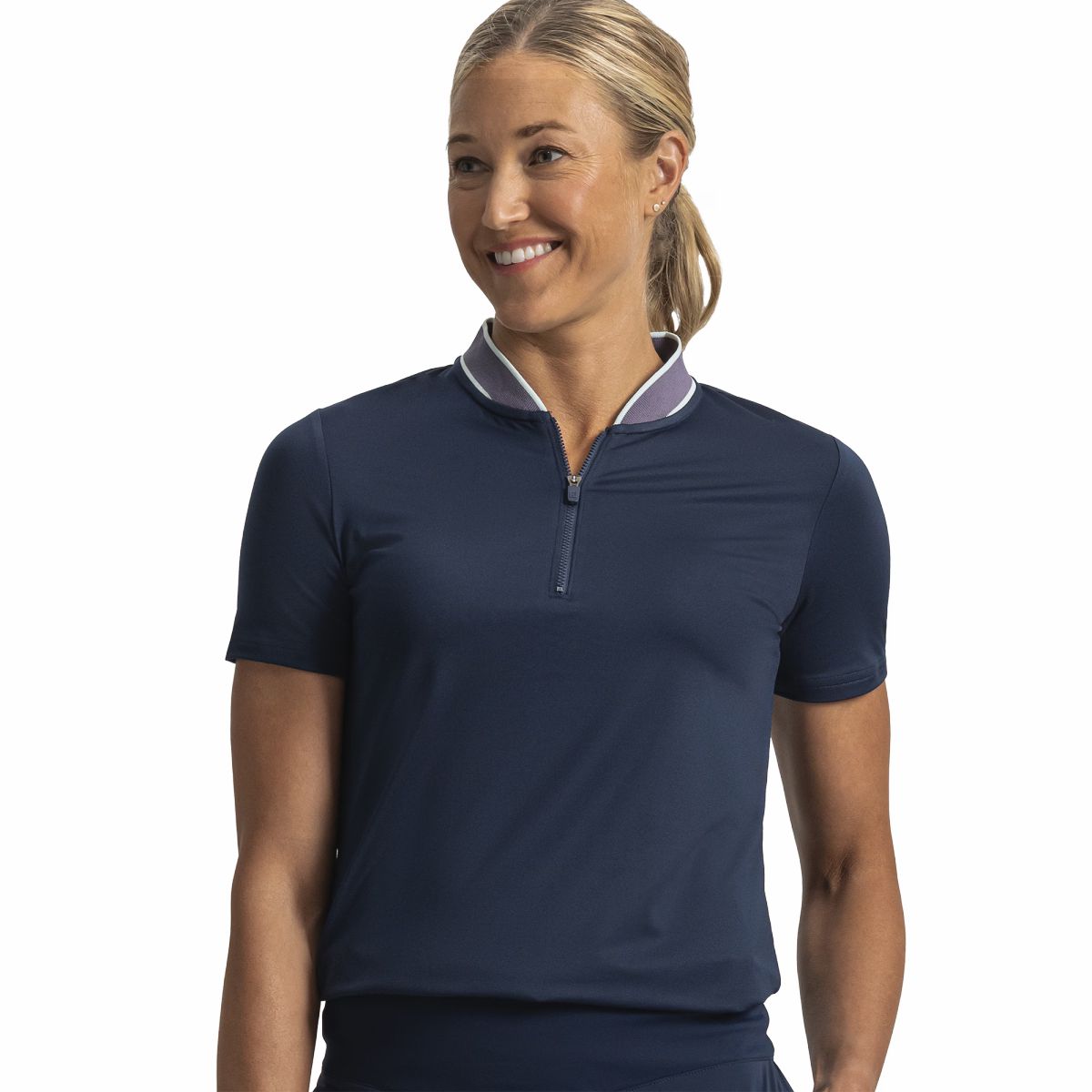 Women FootJoy Blade Collar Zip Polo Women