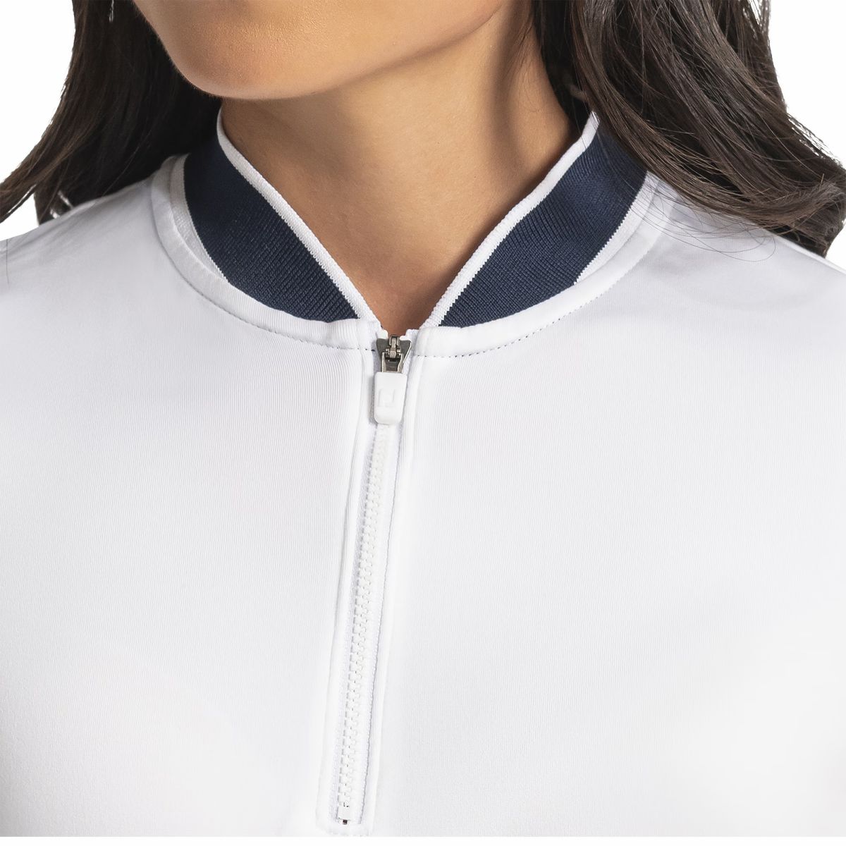 Women FootJoy Blade Collar Zip Polo Women