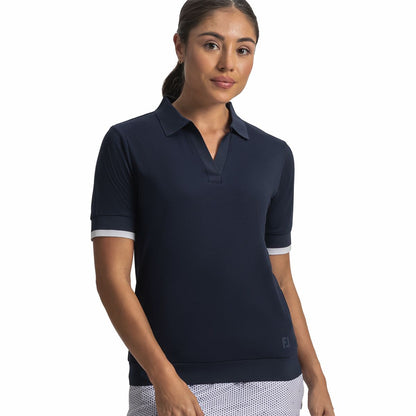 Women FootJoy Texture Knit Polo Women