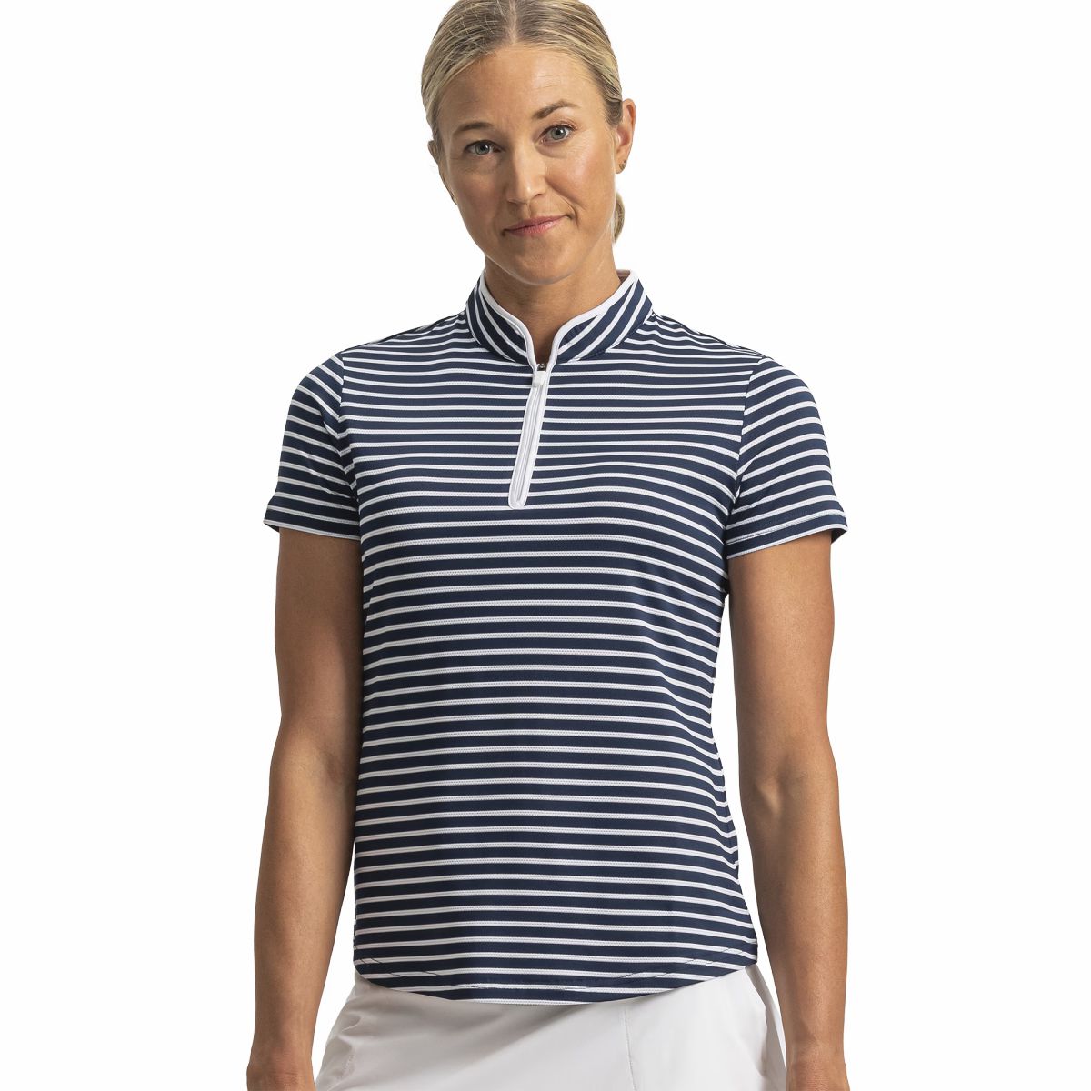 Women FootJoy Zip Front Stripe Women