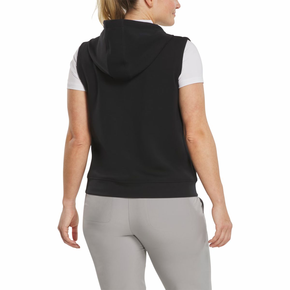 Women FootJoy Full-Zip Hoodie Vest Women-Previous Season Style