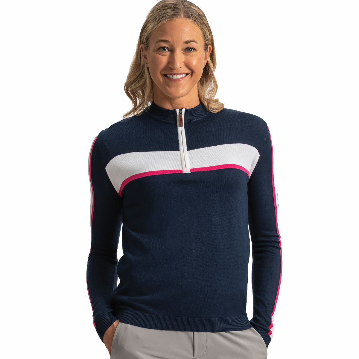 Women FootJoy Après Tee Knit Sweater Quarter-Zip Women