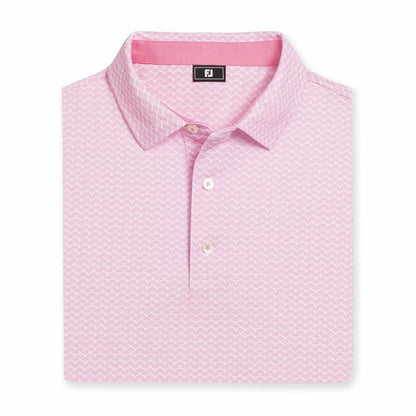 Men FootJoy Scallop Geo Pique