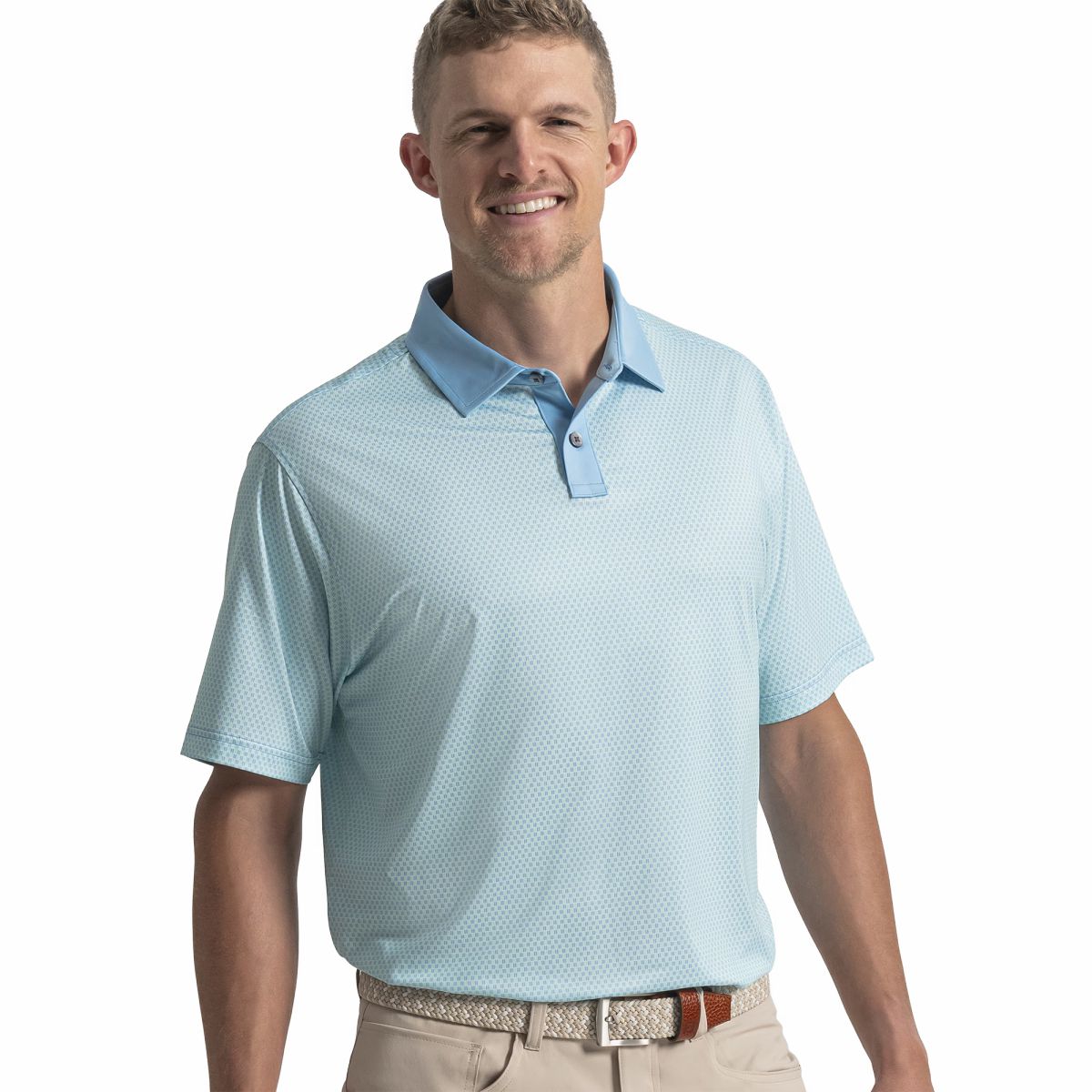 Men FootJoy Texture Check Lisle