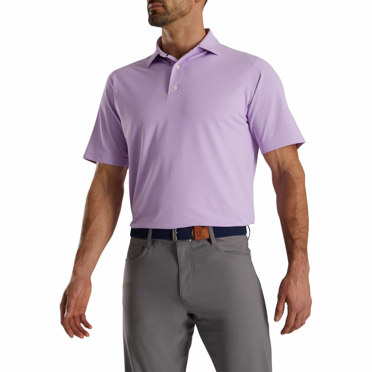 Men FootJoy Solid Pique