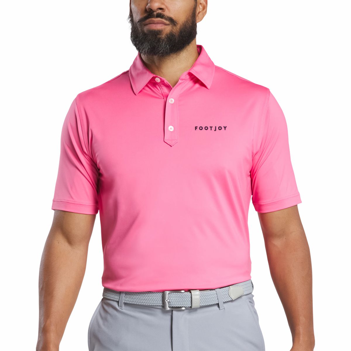 Men FootJoy Wordmark Solid Lisle
