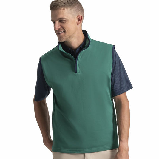 Men FootJoy Brushed Back Vest Pique